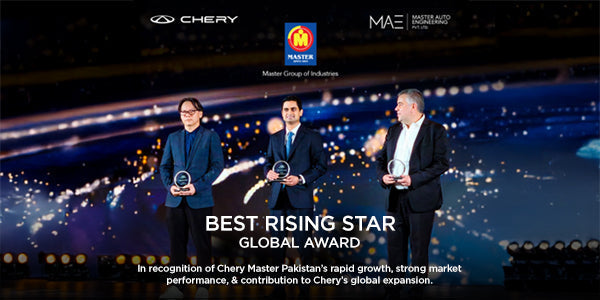 Master Group of Industries Takes Pakistan to the International Spotlight as Chery Master Wins Rising Star Global Award
