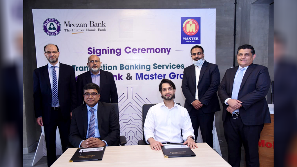 Meezan Bank signs agreement with Master Group of Industries for provision of Transaction Banking Services
